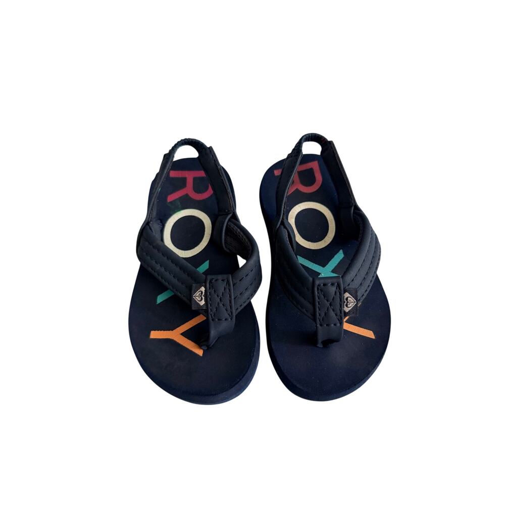 Roxy Girls TW Vista 3 Blue Indigo Toddler Sandals